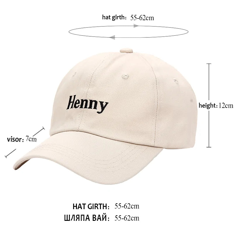 Henny Embroidery Dad Hat