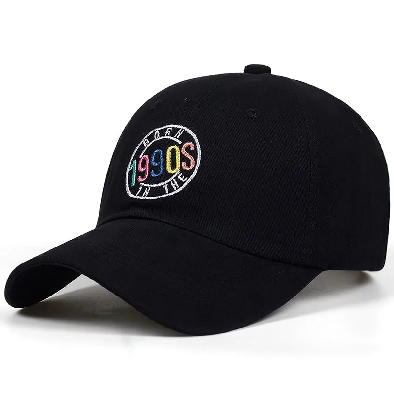 7990s Embroidery Cap: Unisex Fashion Dad Hat