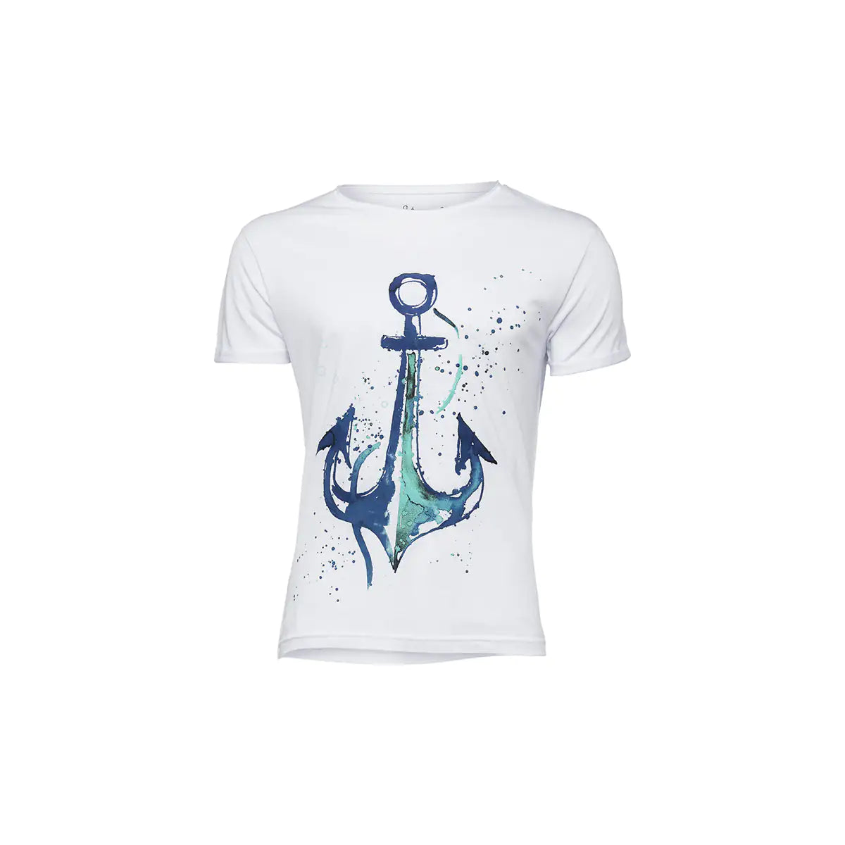 Anemoss Anchor Crew Neck Mens T Shirt