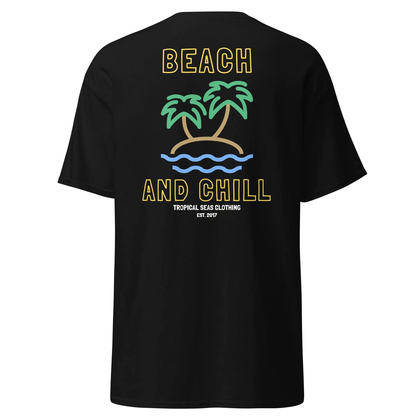 Embroidered Beach and Chill Classic Tee KASHIFI BRAND