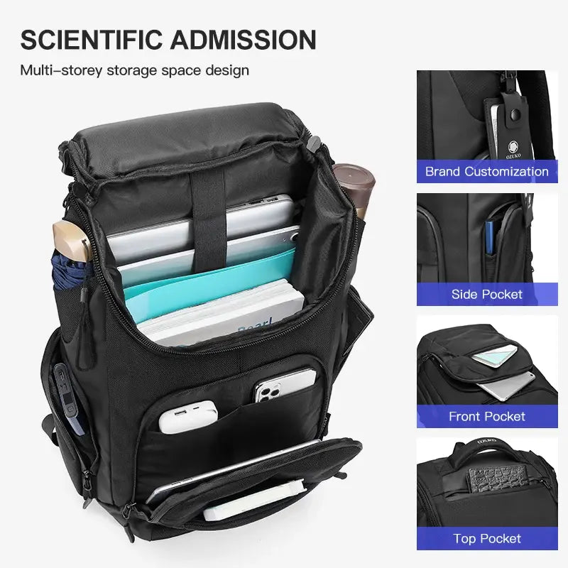 Multifunction Waterproof Laptop Backpack for Men