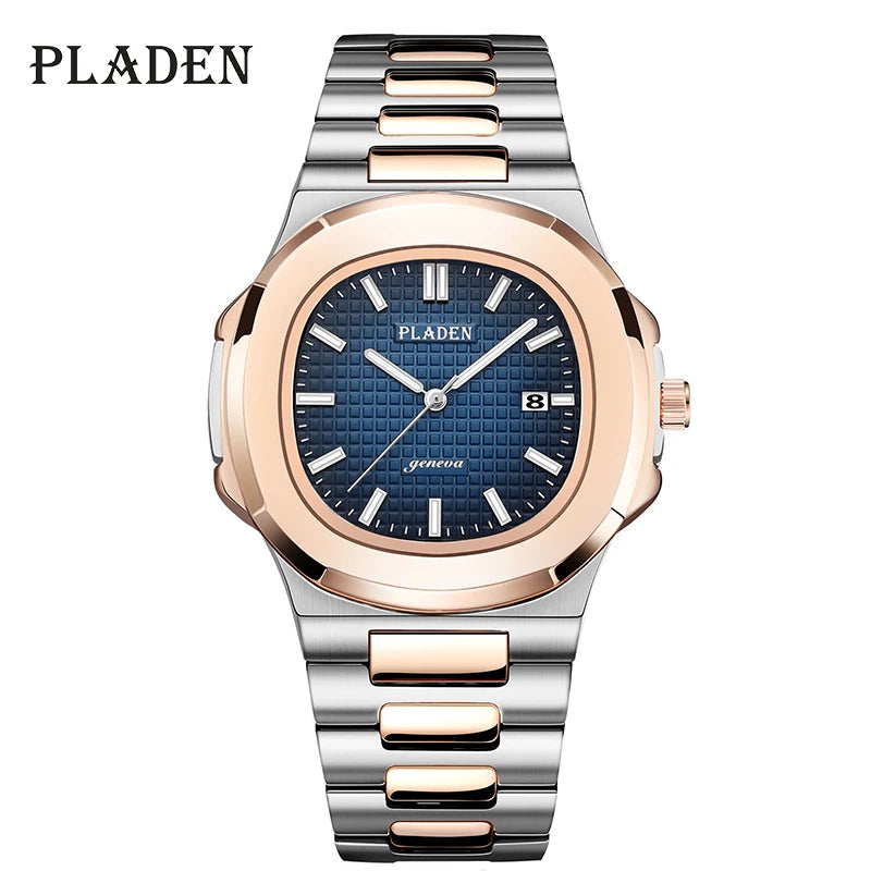 PLADEN Luxury Watches Men Top Brand High Quality