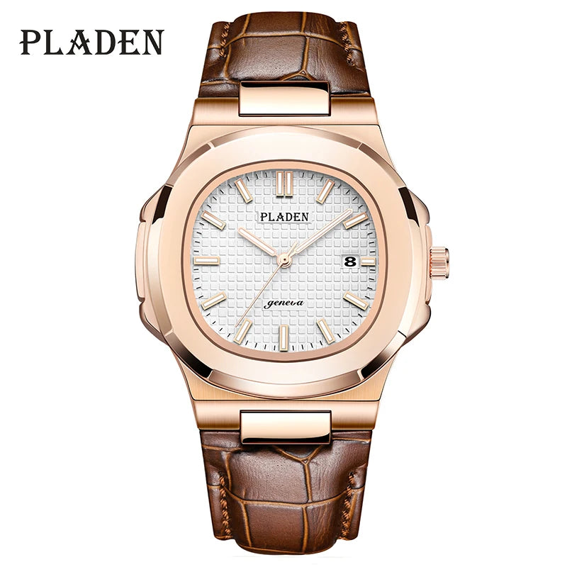 PLADEN Luxury Watches Men Top Brand High Quality