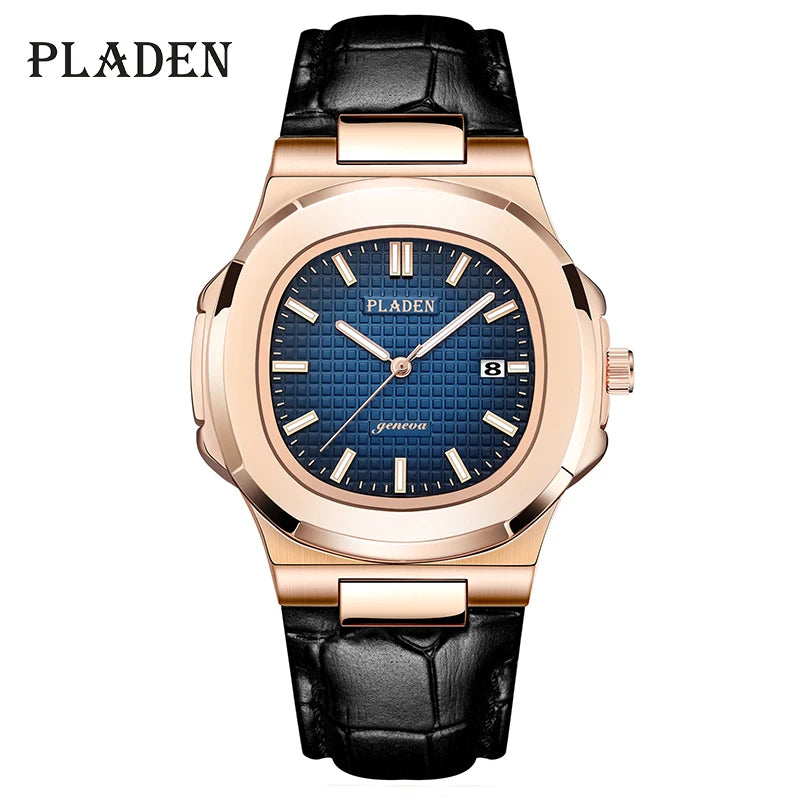 PLADEN Luxury Watches Men Top Brand High Quality