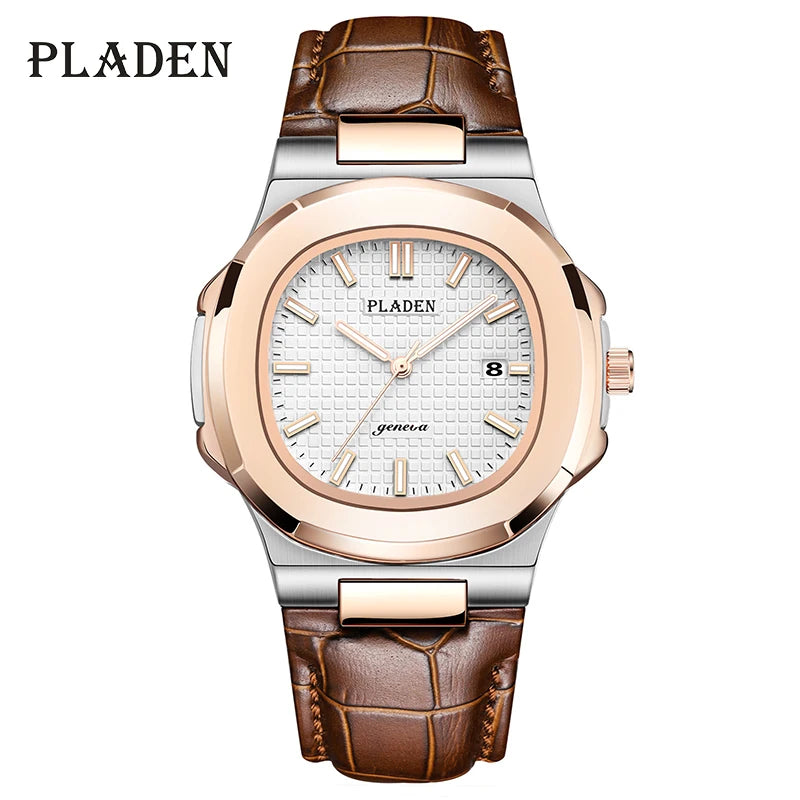 PLADEN Luxury Watches Men Top Brand High Quality