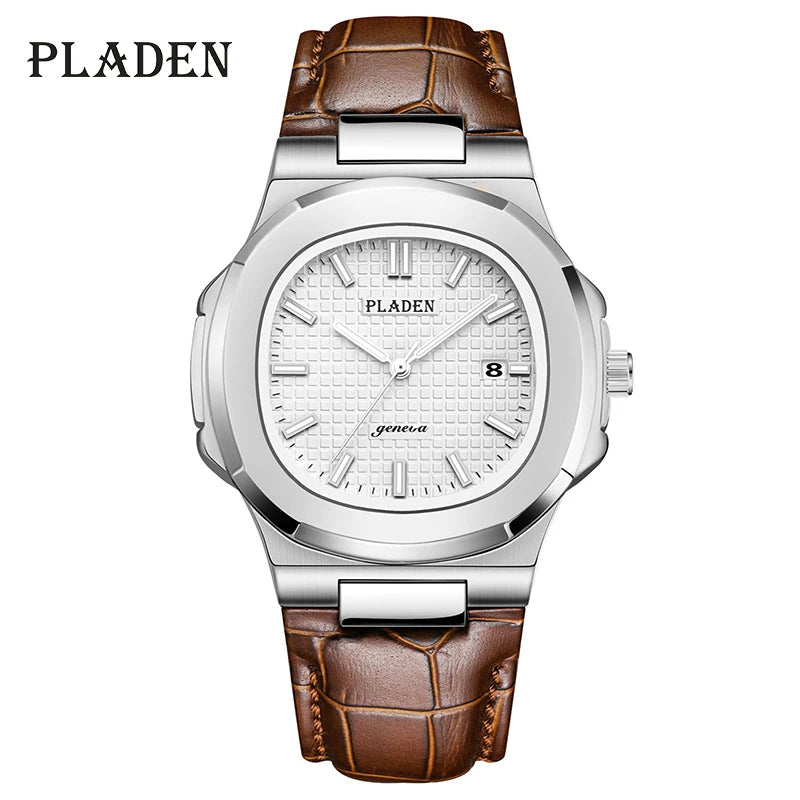 PLADEN Luxury Watches Men Top Brand High Quality