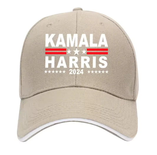 Kamala Harris Baseball Cap - Unisex, Breathable, Adjustable Fashion Hat for Hiking, Fishing, and Everyday Wear