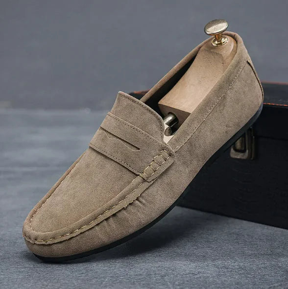 Men's Casual Flat Leather Shoes