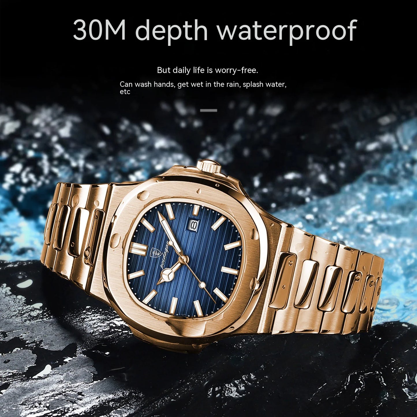 Ultra-Thin Waterproof Luxury Quartz Watch