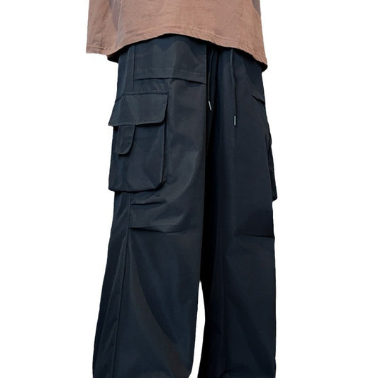 Loose Hong Kong Style Ins Straight Casual Pants