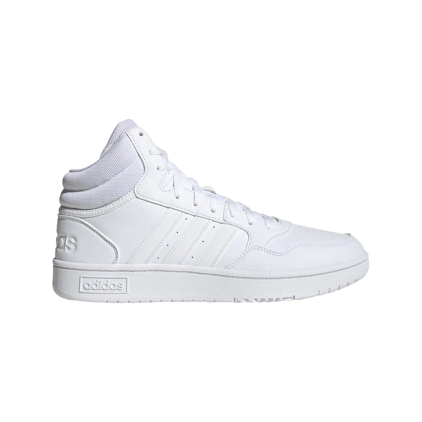 adidas Men's Hoops 3.0 Mid Sneaker 7 White/White/White