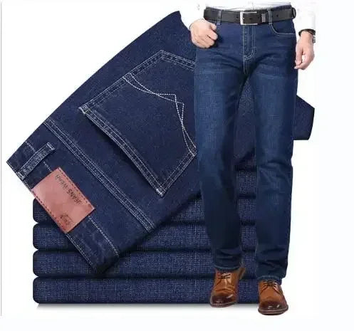 Fashion European American Style Stretch Men Jeans Luxury Men's Denim Pants Slim by KASHIFI BRAND