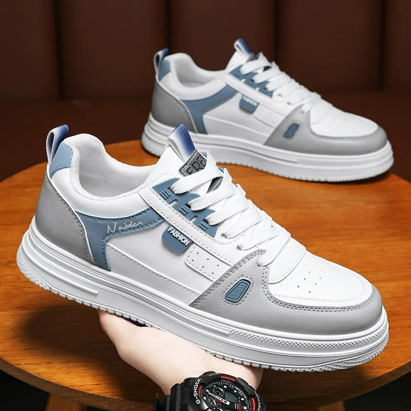 Men's Shoes 2024 Casual Shoes for Men Lace-up Breathable Lightweight Walking Sneakers Hard-Wearing Non-Slip Platform Shoes tenis