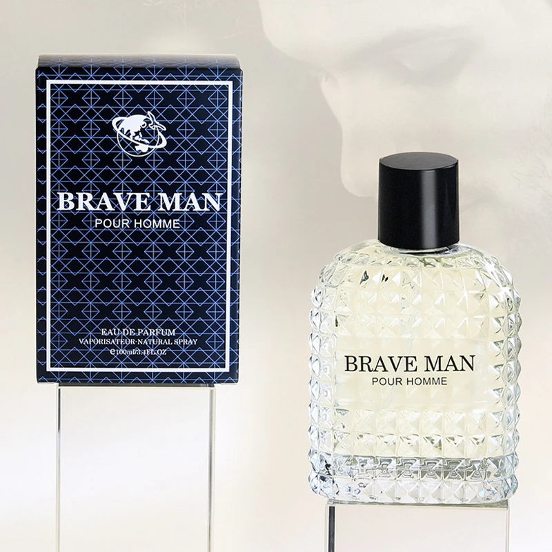 100ML Brave Man Wolf Smoke Perfume Charming Cologne Long-Lasting Fragrance Tender Woody Scent Floral Oriental Note Eau De Parfum