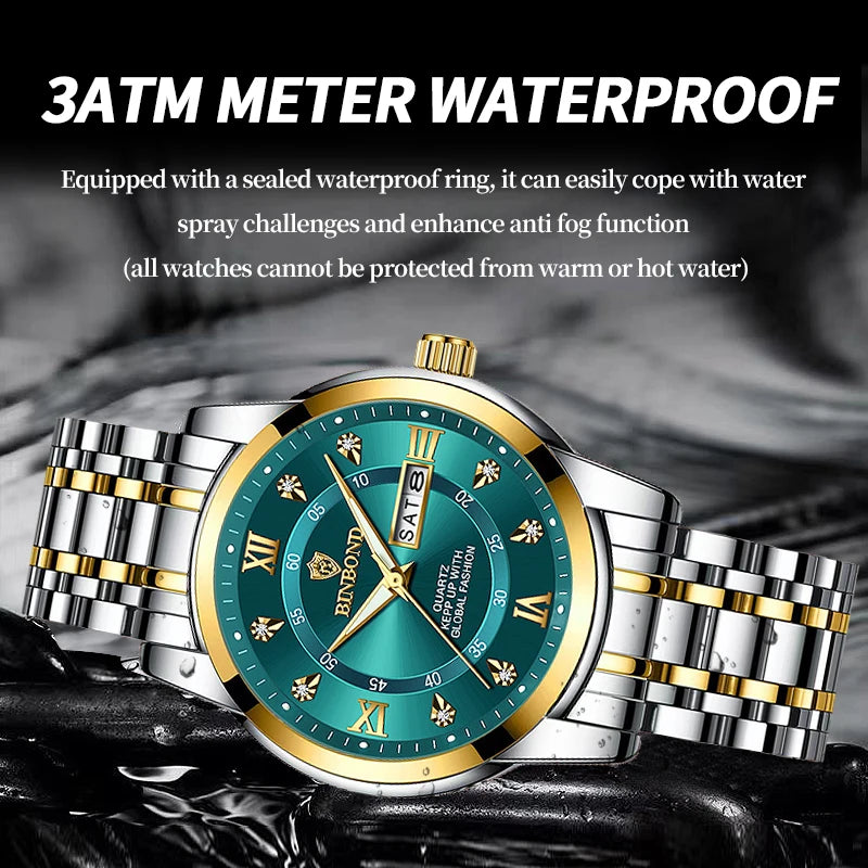 2024 Top Brand Luxury Fashion Diver Watch Men 30ATM Waterproof Date Clock Sport Watches Mens Quartz Wristwatch Relogio Masculino