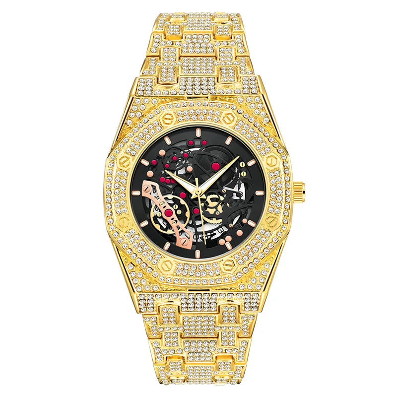 Men Luxury Brand Gold Watches Fashion