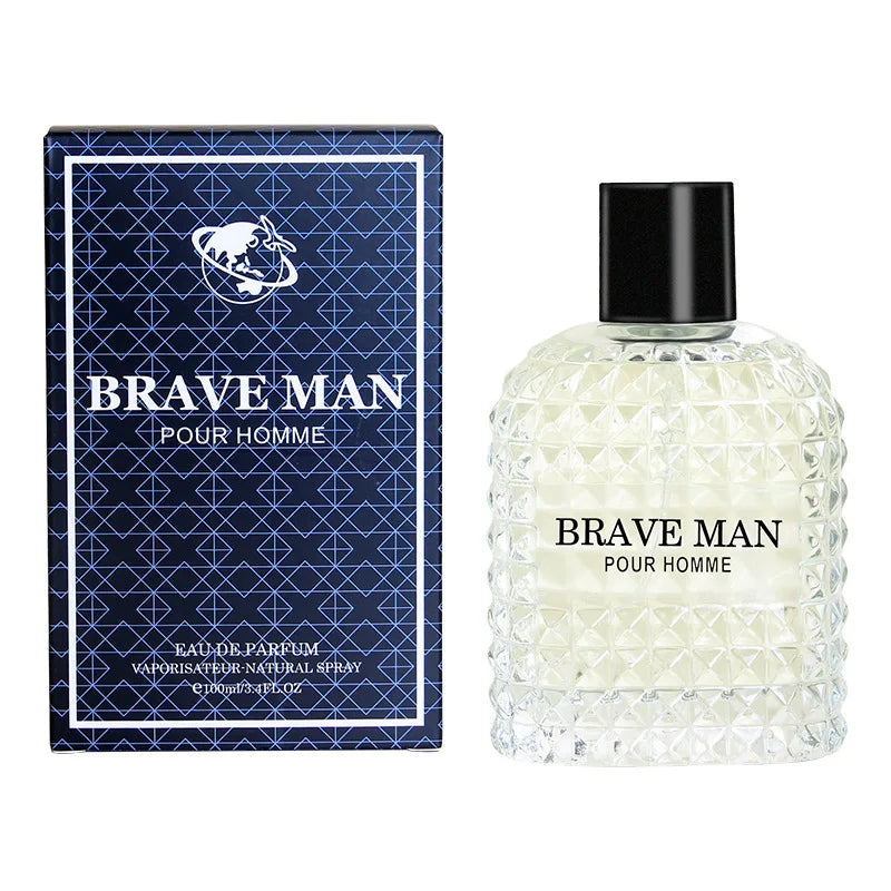 100ML Brave Man Wolf Smoke Perfume Charming Cologne Long-Lasting Fragrance Tender Woody Scent Floral Oriental Note Eau De Parfum