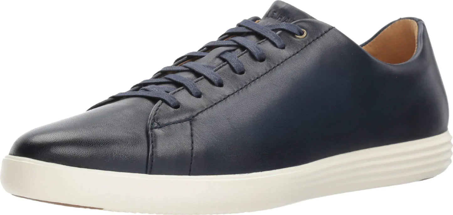 Cole Haan Men's Grand Crosscourt 2 Sneaker 10 Wide Navy Leather Brnsh