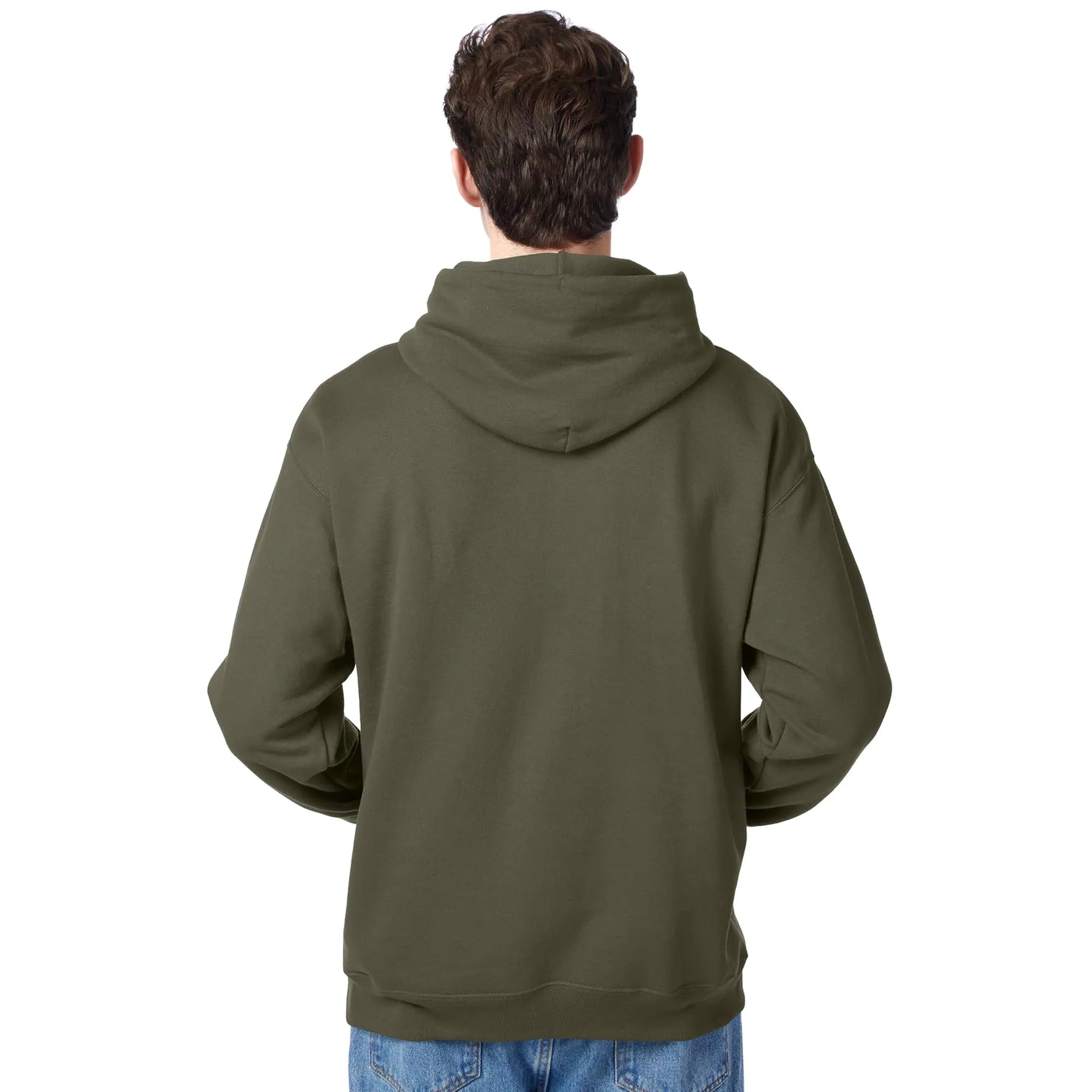 Hanes Men's Hoodie, EcoSmart Fleece Hoodie, Hooded Sweatshirt for Men Small Orange