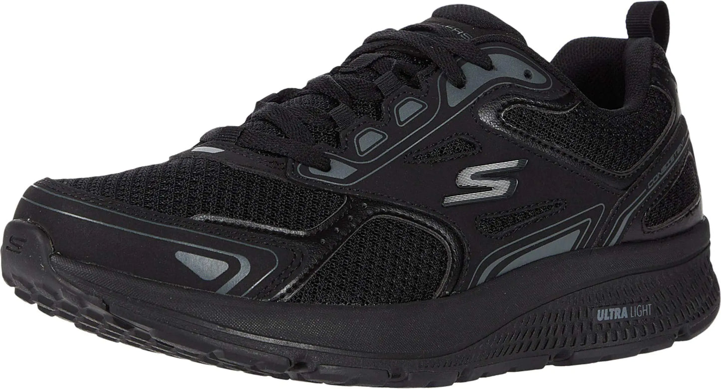 Skechers Men's Gorun Consistent - Performance Athletic Workout Running Walking Shoe Sneaker With Air Cooled Foam 9.5 X-Wide Black/Charcoal