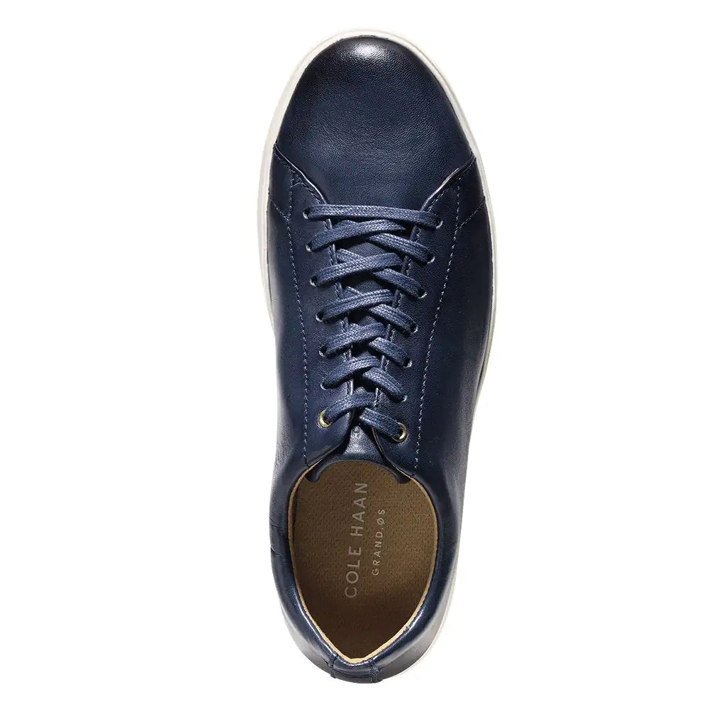 Cole Haan Men's Grand Crosscourt 2 Sneaker 10 Wide Navy Leather Brnsh