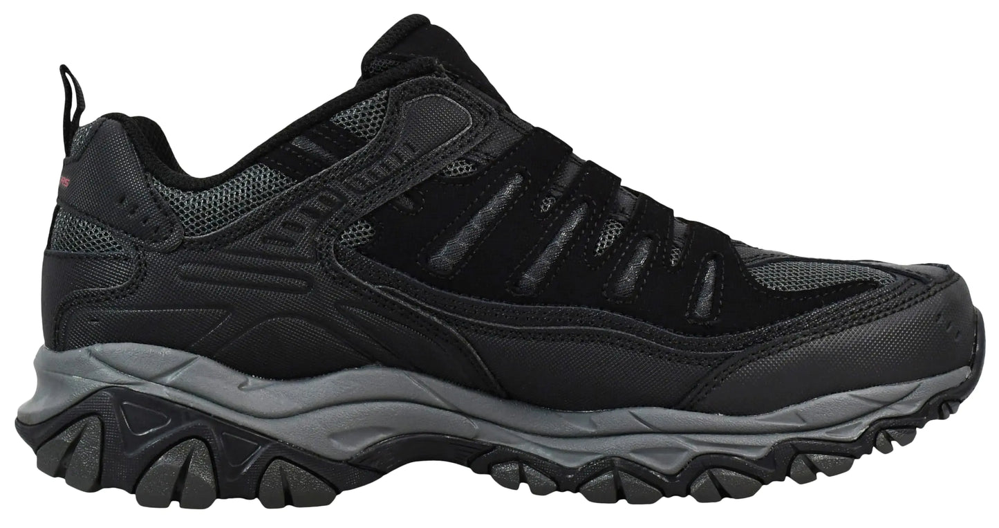 Skechers Mens Afterburn M fit Wonted 9 X-Wide Black/Charcoal