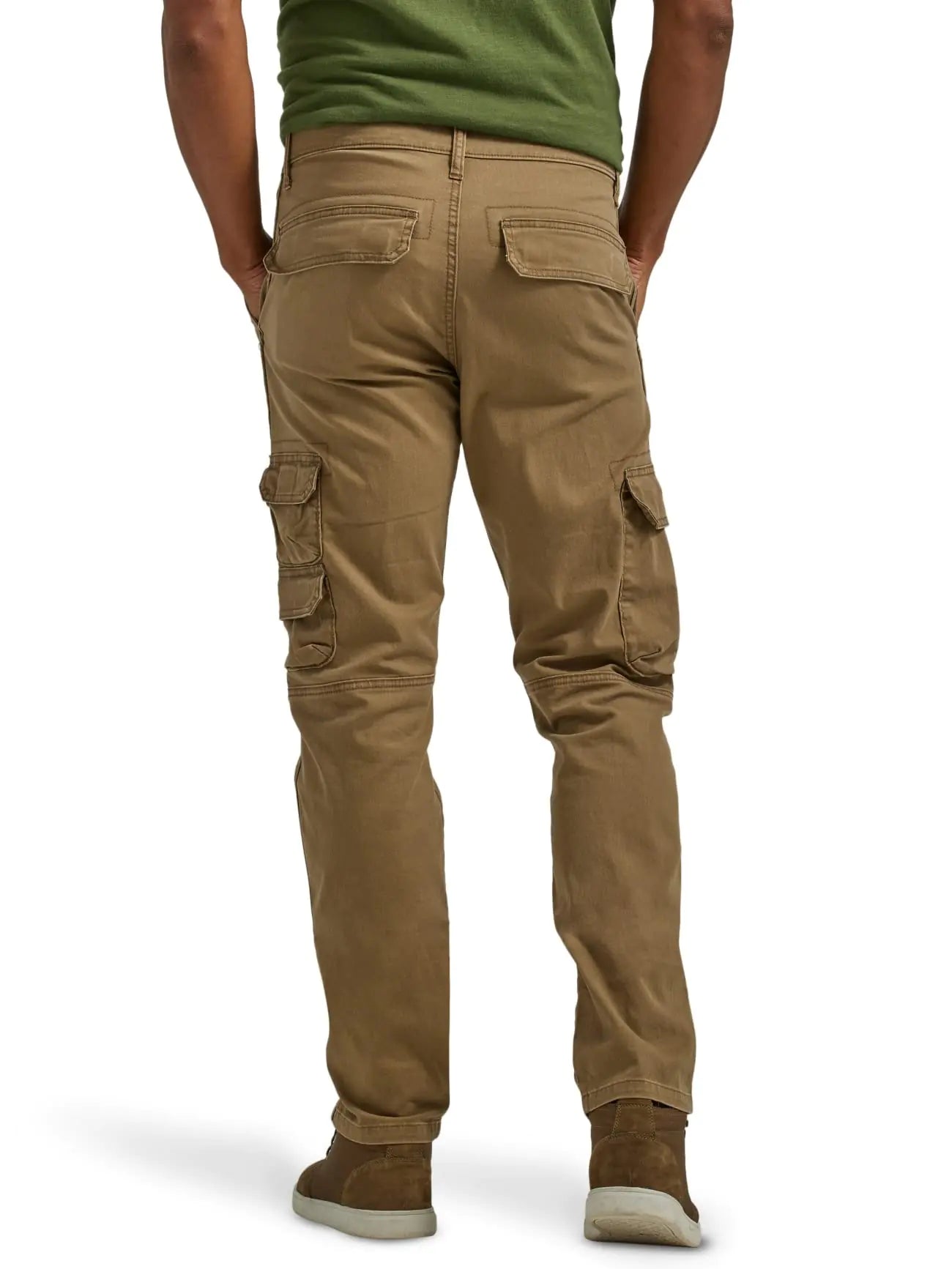 Wrangler Authentics Men's Regular Tapered Cargo Pant 33W x 32L Teak