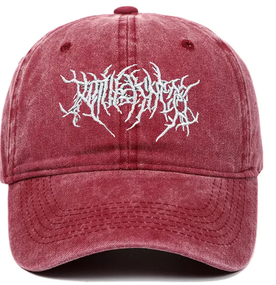 Retro Washed Baseball Cap Embroidered Hat