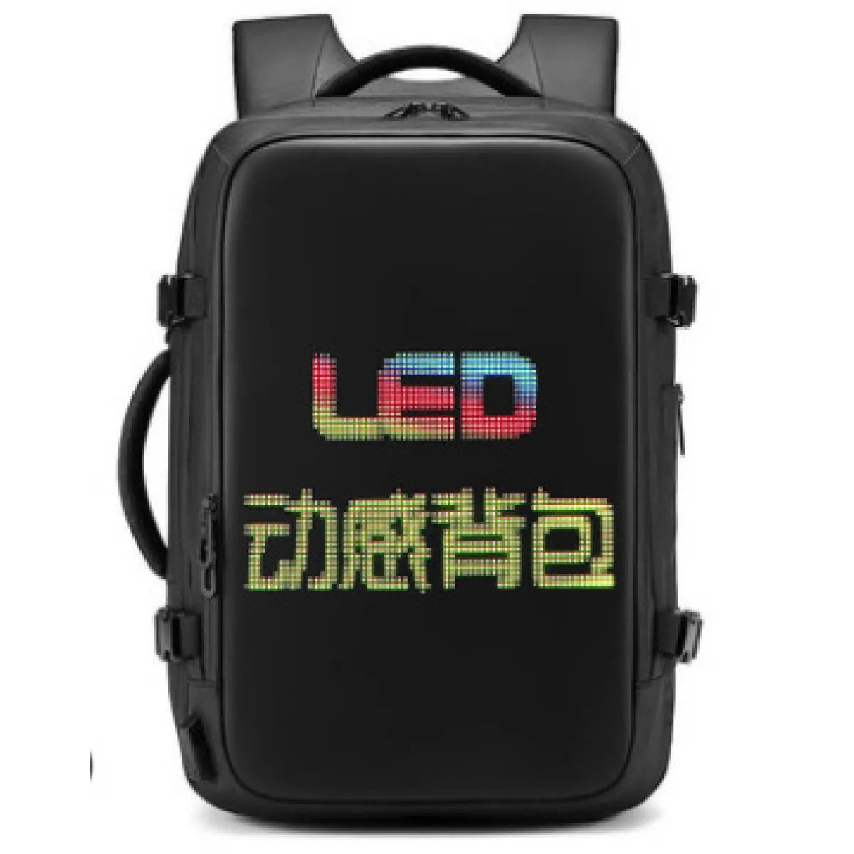 Multimedia LED Backpack Business Backpack Casual Oxford Fabric