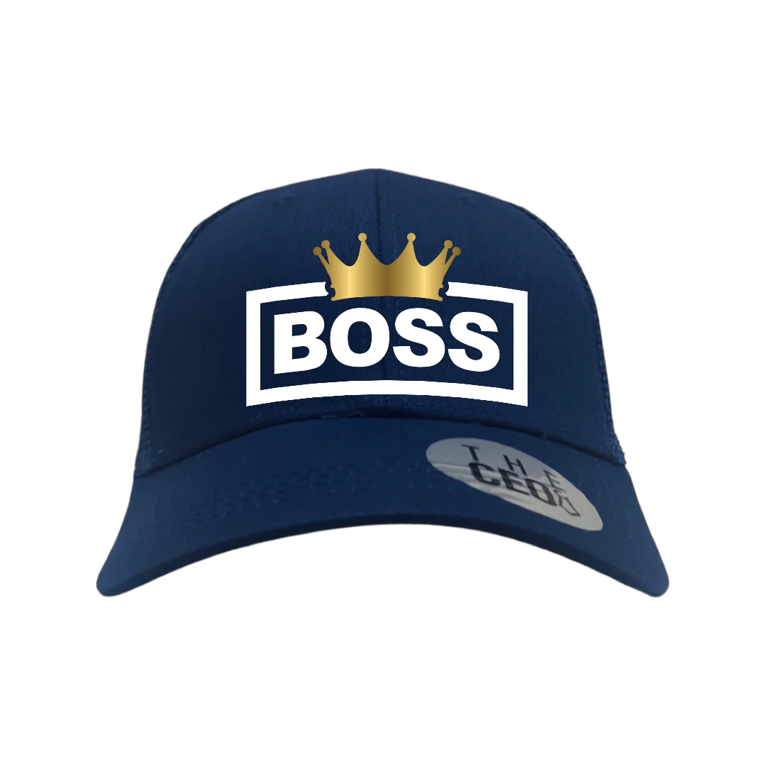 Boss Crown Embroidered Trucker Hat