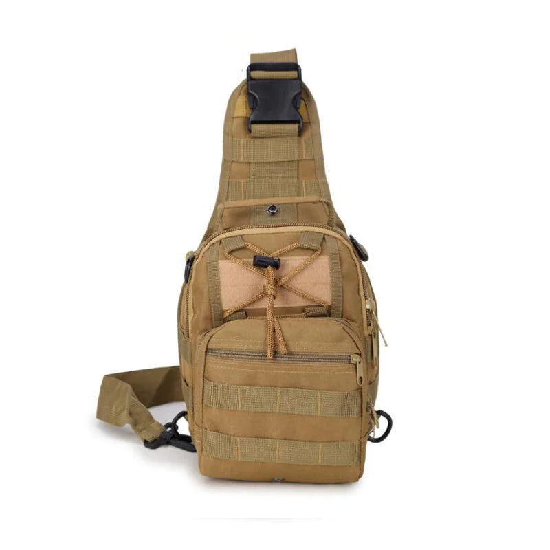 Mens Backpack Tactical Sling Shoulder Bag Molle Travel Chest Pack Outdoor Hiking