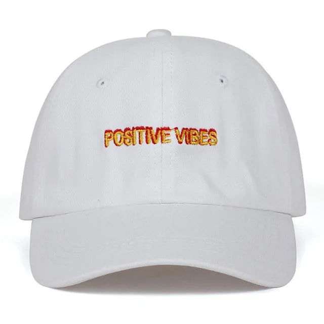 Positive Vibes Embroidery Dad Hat