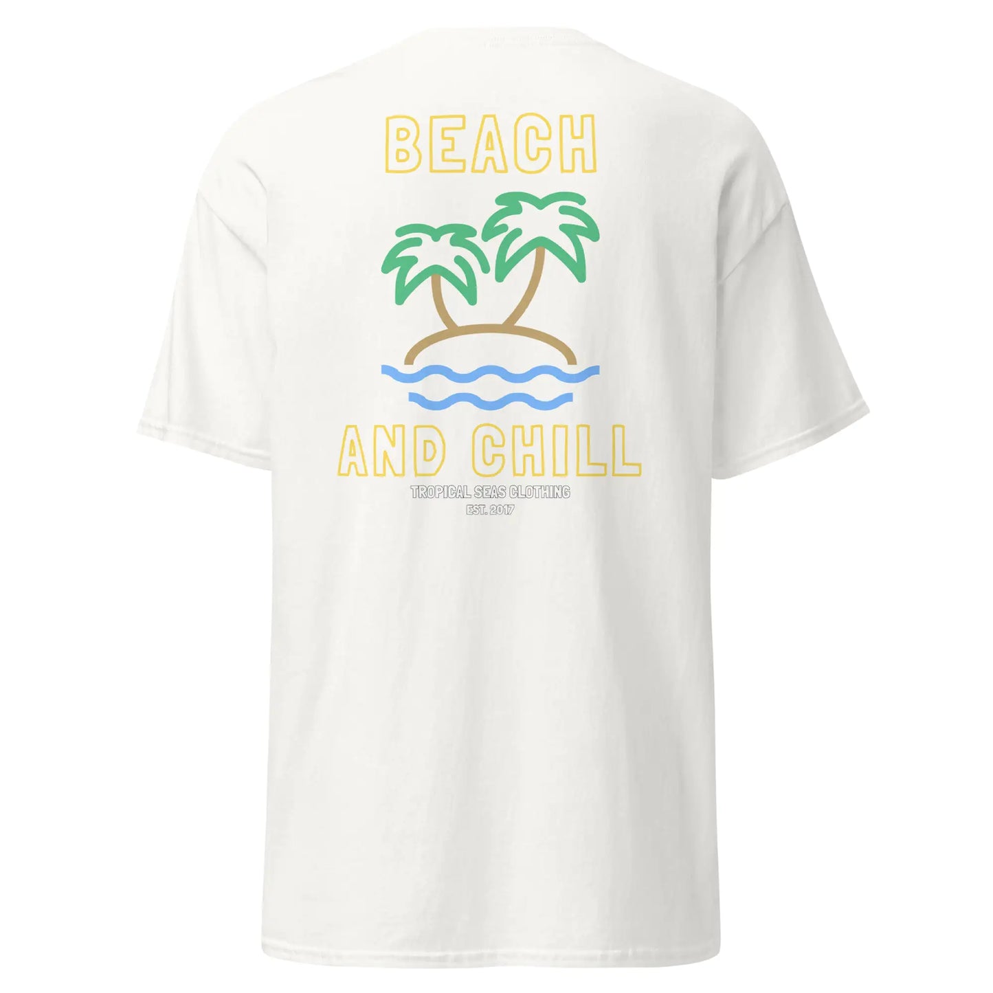 Embroidered Beach and Chill Classic Tee KASHIFI BRAND