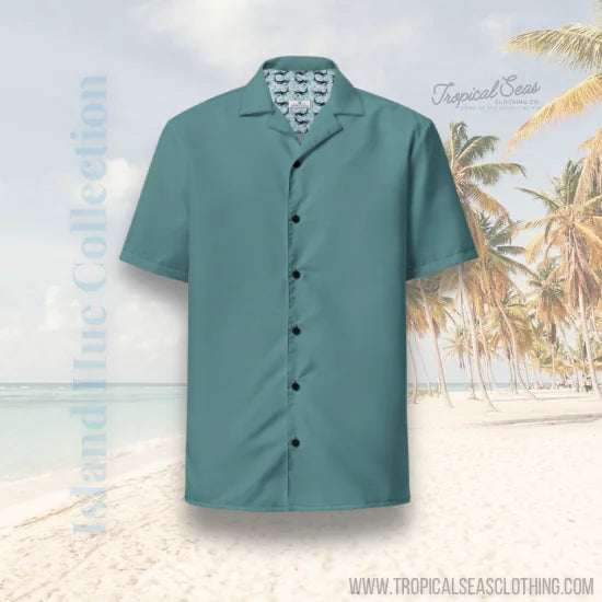 Ocean Green button shirt KASHIFI BRAND